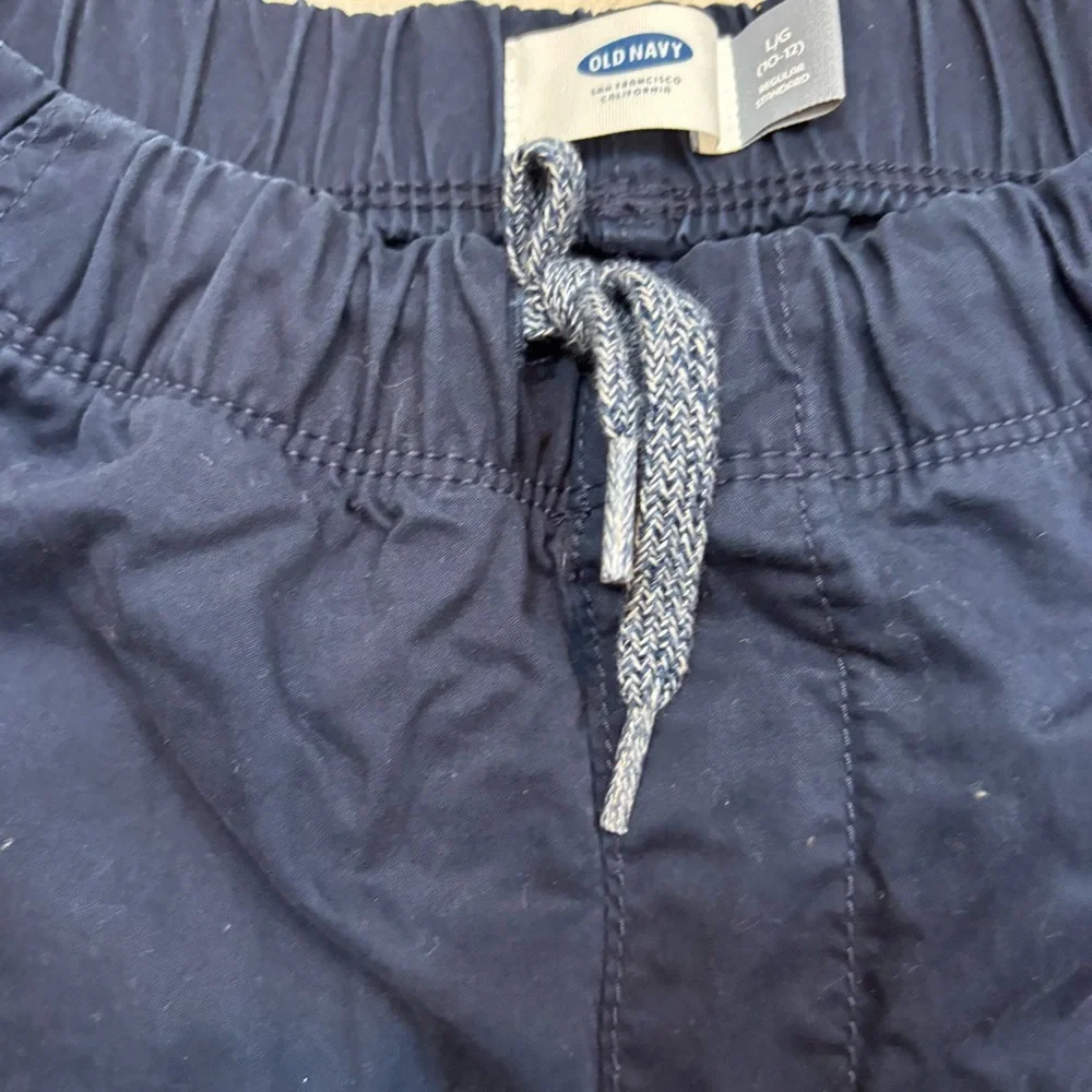 Lot of two Boys Navy Blue‎ Shorts Old Navy and Starter Size Large